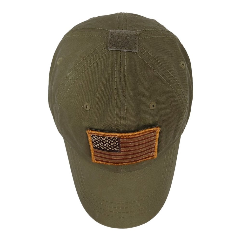 Condor American Flag Patch Tuck Strap Cap Military Green Hiking Hunting Tactical - Picture 10 of 12